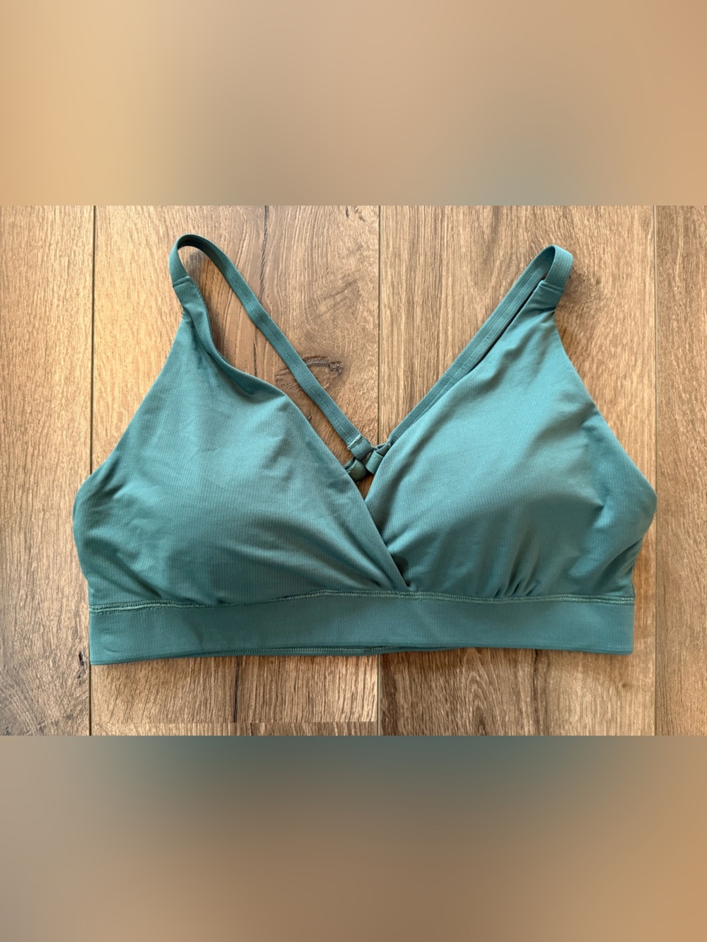 REI Co-op Sports Bra Size L Teal Green Activewear
